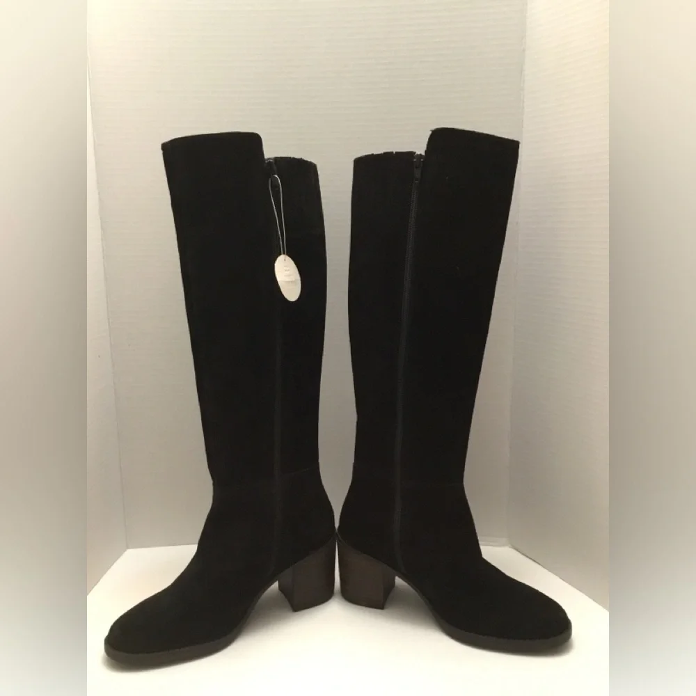 Lucky Brand Black Over the Knee Boots